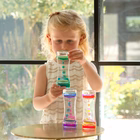 Tickit - Sensorische regenboog zandlopers (dual cascade) – set van 3 - Afbeelding 2