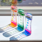 Tickit - Sensorische regenboog zandlopers (dual cascade) – set van 3